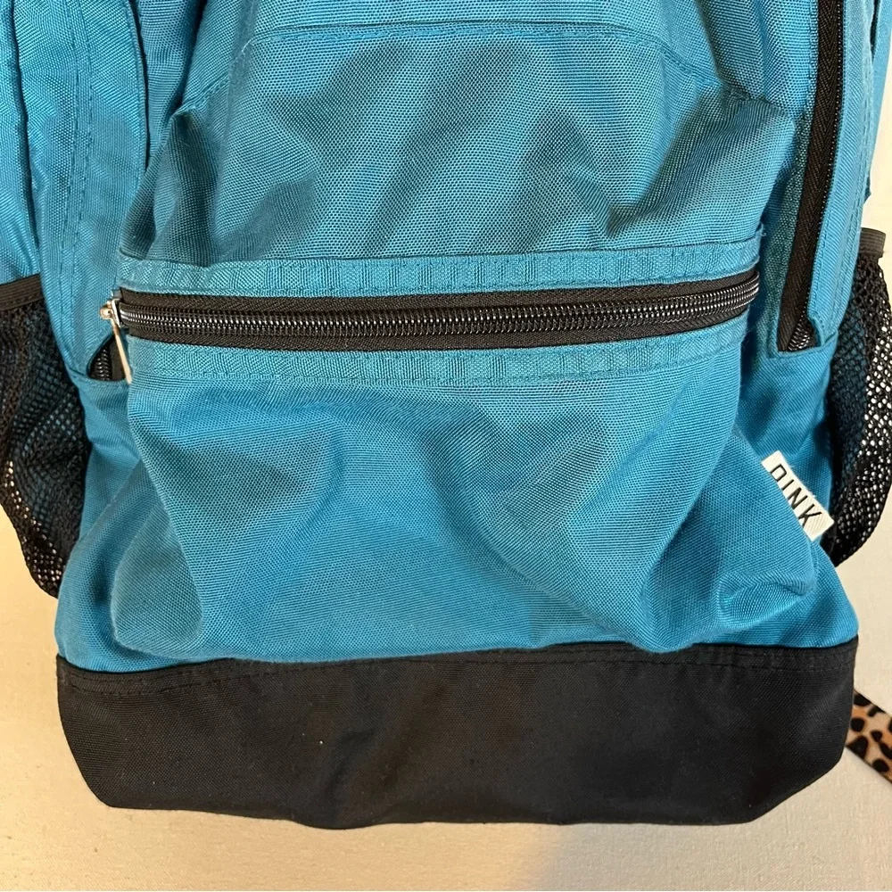 Victoria's Secret PINK Full Size Jade Teal Backpack Versatile‎ Bold Fun Design